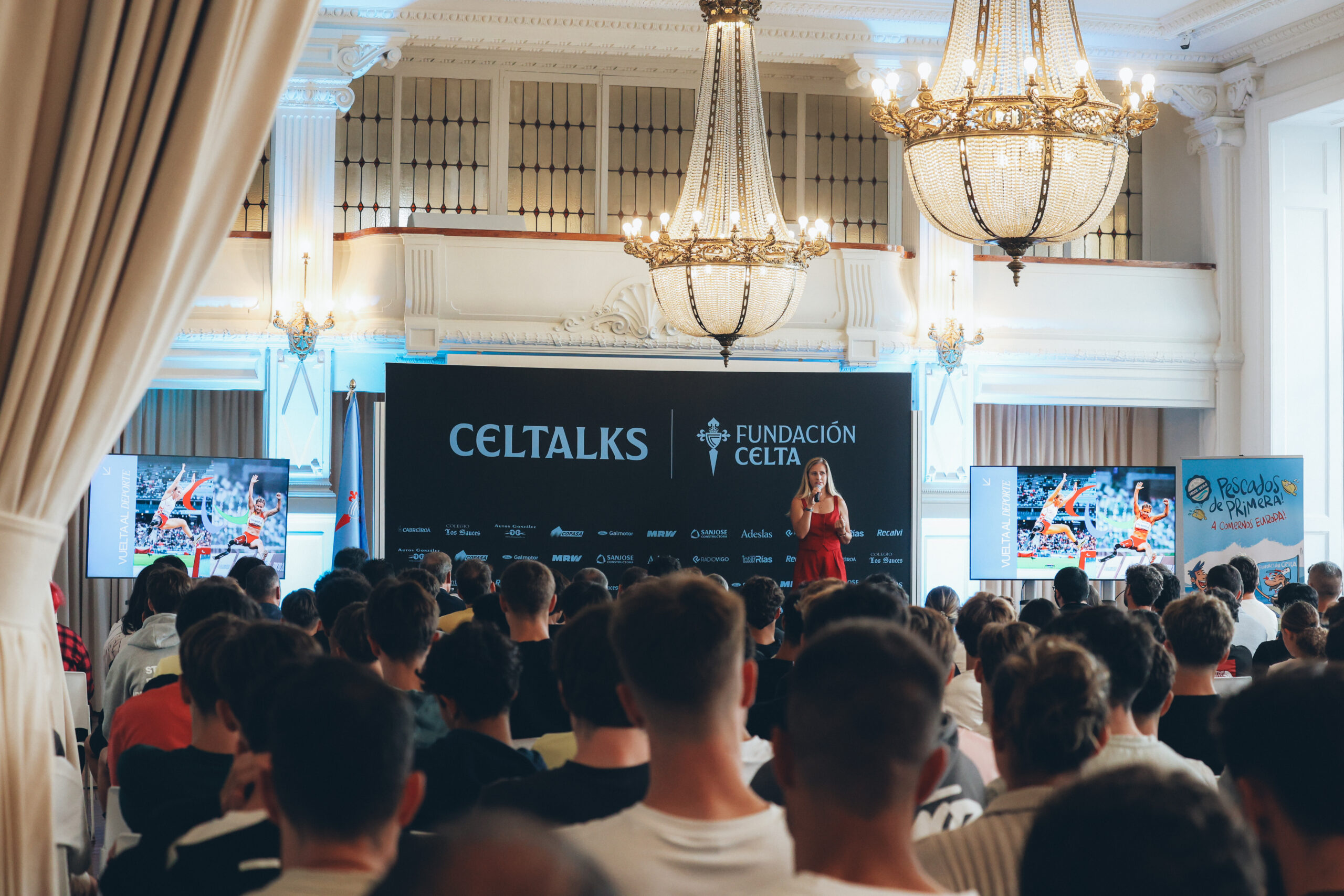 Desirée Vila participando en CelTalks 2025, evento de la Fundación Celta