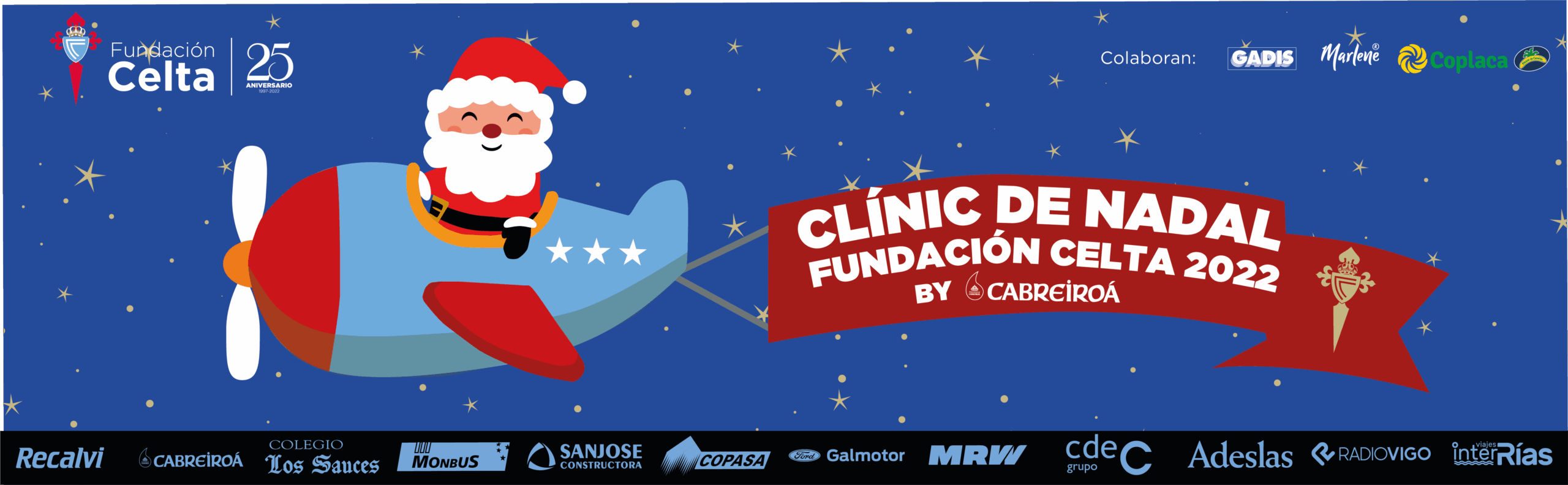 IMAGEN DESTACADA CLÍNIC DE NADAL|imagen horizontal clínic de nadal noticia web|Clínics Fundación Celta Nadal 2022_1X1